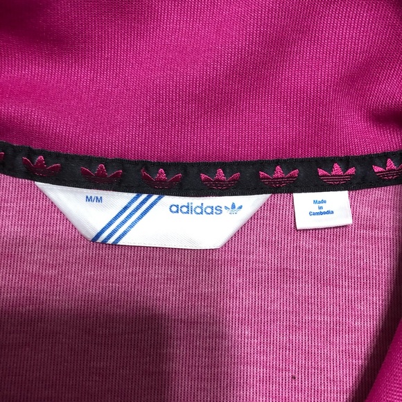 Beautiful Magenta Pink Adidas Track Jacket - Picture 5 of 5